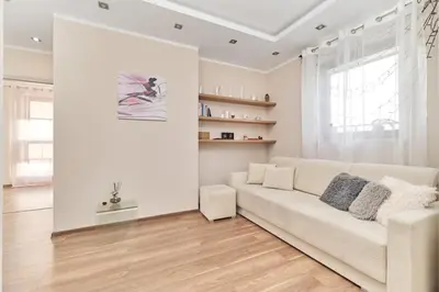 Część wypoczynkowa w obiekcie Apartment Wrocław Krakowska with Balcony and FREE GARAGE by Noclegi Renters