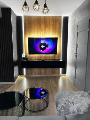 Telewizja i/lub zestaw kina domowego w obiekcie Gdanska Apartment