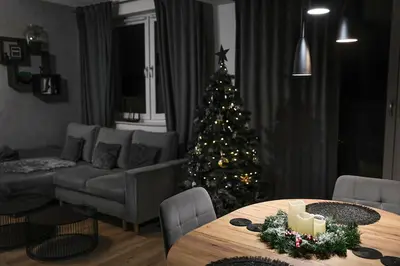 Część wypoczynkowa w obiekcie Gdanska Apartment