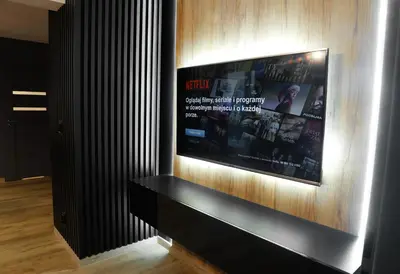 Telewizja i/lub zestaw kina domowego w obiekcie Gdanska Apartment