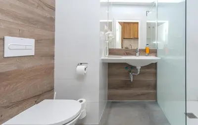 Łazienka w obiekcie Aparthotel Apartamenty Czarna Góra 330