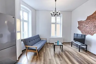 Część wypoczynkowa w obiekcie Apartament Plac Klasztorny