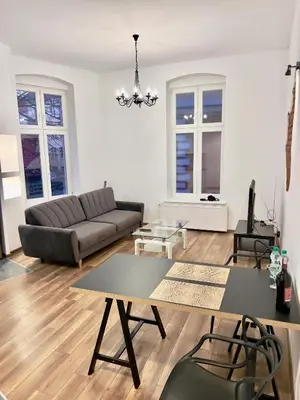 Część wypoczynkowa w obiekcie Apartament Plac Klasztorny