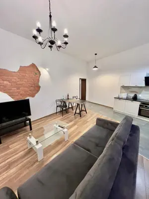 Część wypoczynkowa w obiekcie Apartament Plac Klasztorny