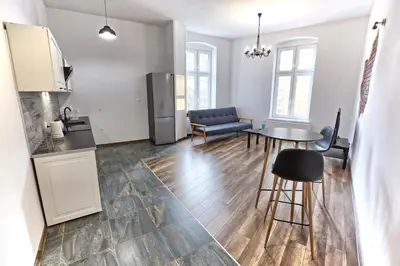 Kuchnia lub aneks kuchenny w obiekcie Apartament Plac Klasztorny