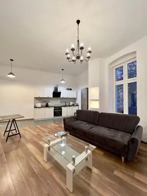 Kuchnia lub aneks kuchenny w obiekcie Apartament Plac Klasztorny