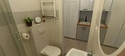 Łazienka w obiekcie Idylla Apartamenty Gościnne blisko centrum