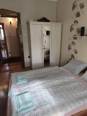 Łóżko lub łóżka w pokoju w obiekcie Apartament Wyspa Piasek