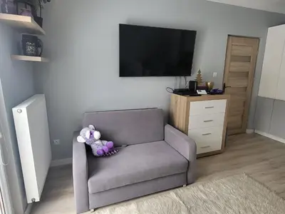 Telewizja i/lub zestaw kina domowego w obiekcie Apartament Twoja Chwila