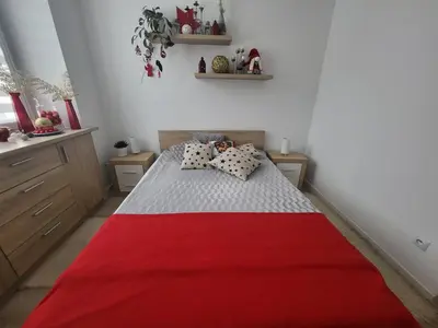 Łóżko lub łóżka w pokoju w obiekcie Apartament Twoja Chwila