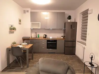 Kuchnia lub aneks kuchenny w obiekcie Apartament Marzenie 2 - Opole