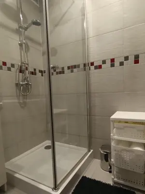 Łazienka w obiekcie DROINVEST Mieszkanie 2-pokojowe - Apartament Wrocław Inżynierska