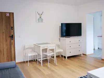 Telewizja i/lub zestaw kina domowego w obiekcie Apartamenty Kościuszki