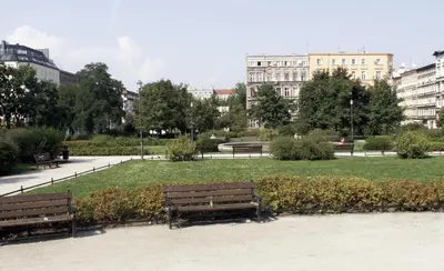 Ogród w obiekcie Stilo Dom - Plac Świętego Macieja