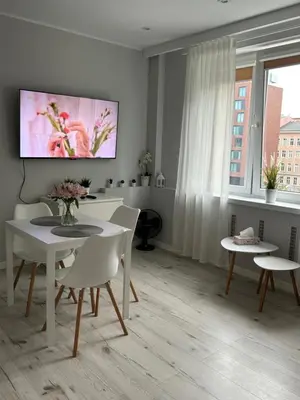 Telewizja i/lub zestaw kina domowego w obiekcie Apartament na Dworcowej Centrum Parking Gratis