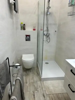 Łazienka w obiekcie Apartament na Dworcowej Centrum Parking Gratis
