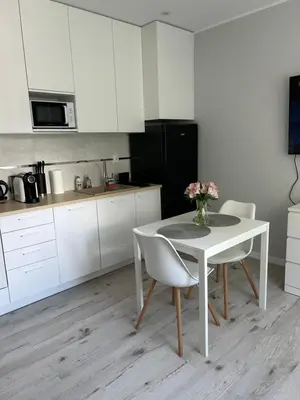 Kuchnia lub aneks kuchenny w obiekcie Apartament na Dworcowej Centrum Parking Gratis