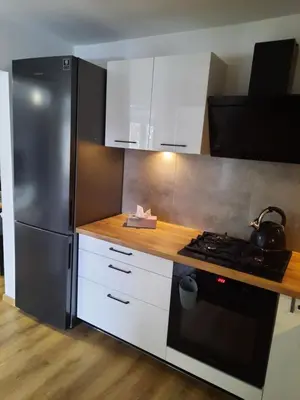 Kuchnia lub aneks kuchenny w obiekcie Orlicka Apartament