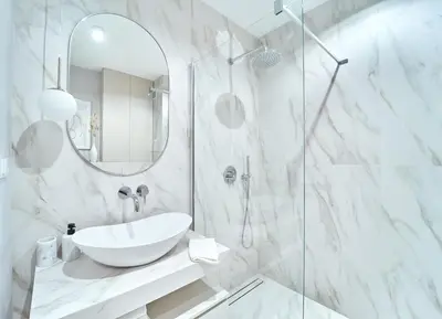 Łazienka w obiekcie LAGUNA Apartament Polanica Residence 35