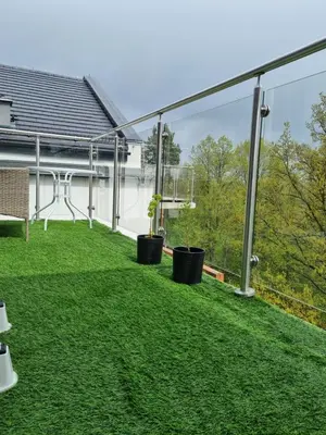 Ogród w obiekcie LAGUNA Apartament Polanica Residence 59 z klimatyzacją