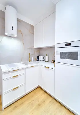 Kuchnia lub aneks kuchenny w obiekcie LAGUNA Apartament Polanica Residence 20