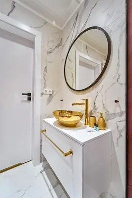 Łazienka w obiekcie LAGUNA Apartament Polanica Residence 6 z garażem SPA