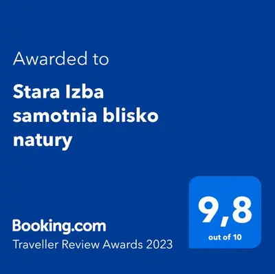Certyfikat, podpis lub inny dokument wystawiony w obiekcie Stara Izba samotnia blisko natury