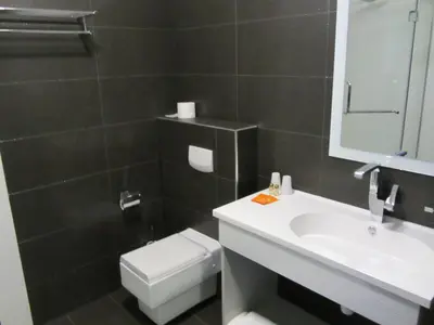 Łazienka w obiekcie Hotel Europa
