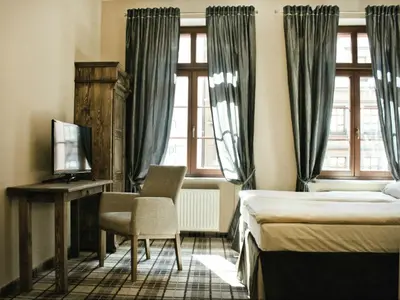 Łóżko lub łóżka w pokoju w obiekcie Five Stars Bed&Breakfast
