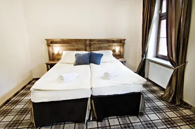 Łóżko lub łóżka w pokoju w obiekcie Five Stars Bed&Breakfast