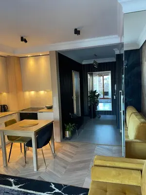 Część wypoczynkowa w obiekcie Golden MOOD City Apartment