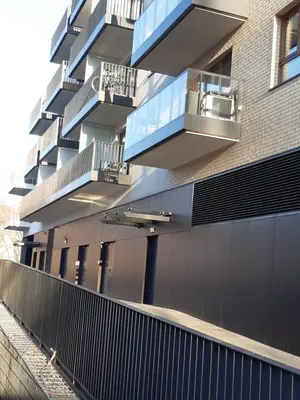 Budynek, w którym mieści się apartament