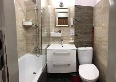 Łazienka w obiekcie Apartament Datini, 40 m2