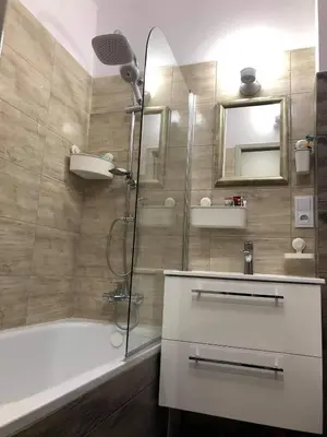 Łazienka w obiekcie Apartament Datini, 40 m2