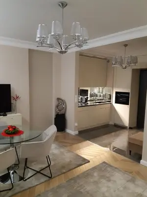 Kuchnia lub aneks kuchenny w obiekcie Beige MOOD City Apartment
