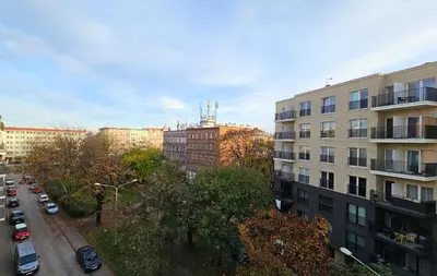 Budynek, w którym mieści się apartament