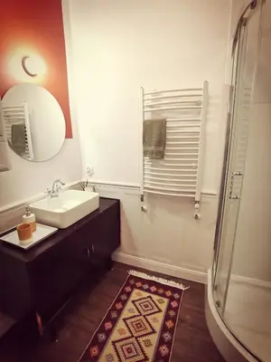 Łazienka w obiekcie Apartament Retro