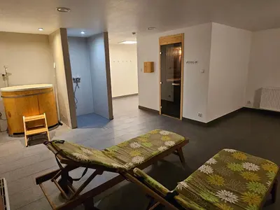 Część wypoczynkowa w obiekcie Apartament Czarna Góra TIGNES 4 Sienna