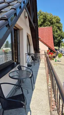Balkon lub taras w obiekcie Restauracja Joanna