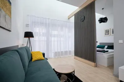 Część wypoczynkowa w obiekcie Green Ande