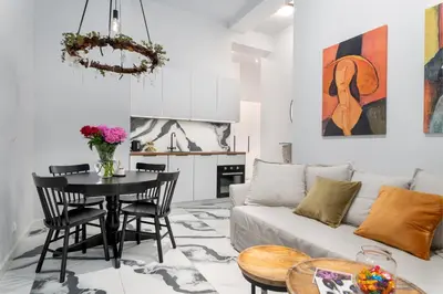 Część wypoczynkowa w obiekcie Prince4You Apartments