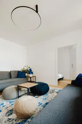 Część wypoczynkowa w obiekcie Apartament Rynek Więzienna