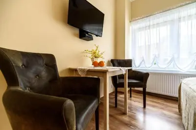 Telewizja i/lub zestaw kina domowego w obiekcie Pokój Lidia
