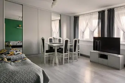 Telewizja i/lub zestaw kina domowego w obiekcie Apartament Milena