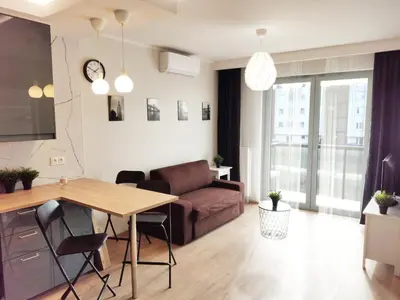 Plan piętra w obiekcie Apartament 41m2 Klecina, Jutrzenki, Garaż Podziemny, Klimatyzacja, Wrocław