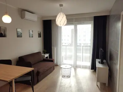 Plan piętra w obiekcie Apartament 41m2 Klecina, Jutrzenki, Garaż Podziemny, Klimatyzacja, Wrocław