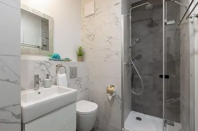 Łazienka w obiekcie Apartament Wenecja Błękitna - Młyn Maria - Art Apartments