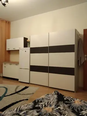 Kuchnia lub aneks kuchenny w obiekcie Pokój w centrum wrocławia