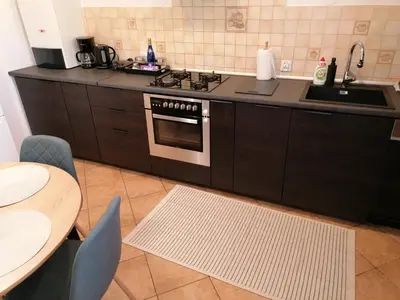 Kuchnia lub aneks kuchenny w obiekcie Apartament u Przewodnika Sudeckiego