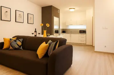 Kuchnia lub aneks kuchenny w obiekcie TK Apartments Grabiszyńska